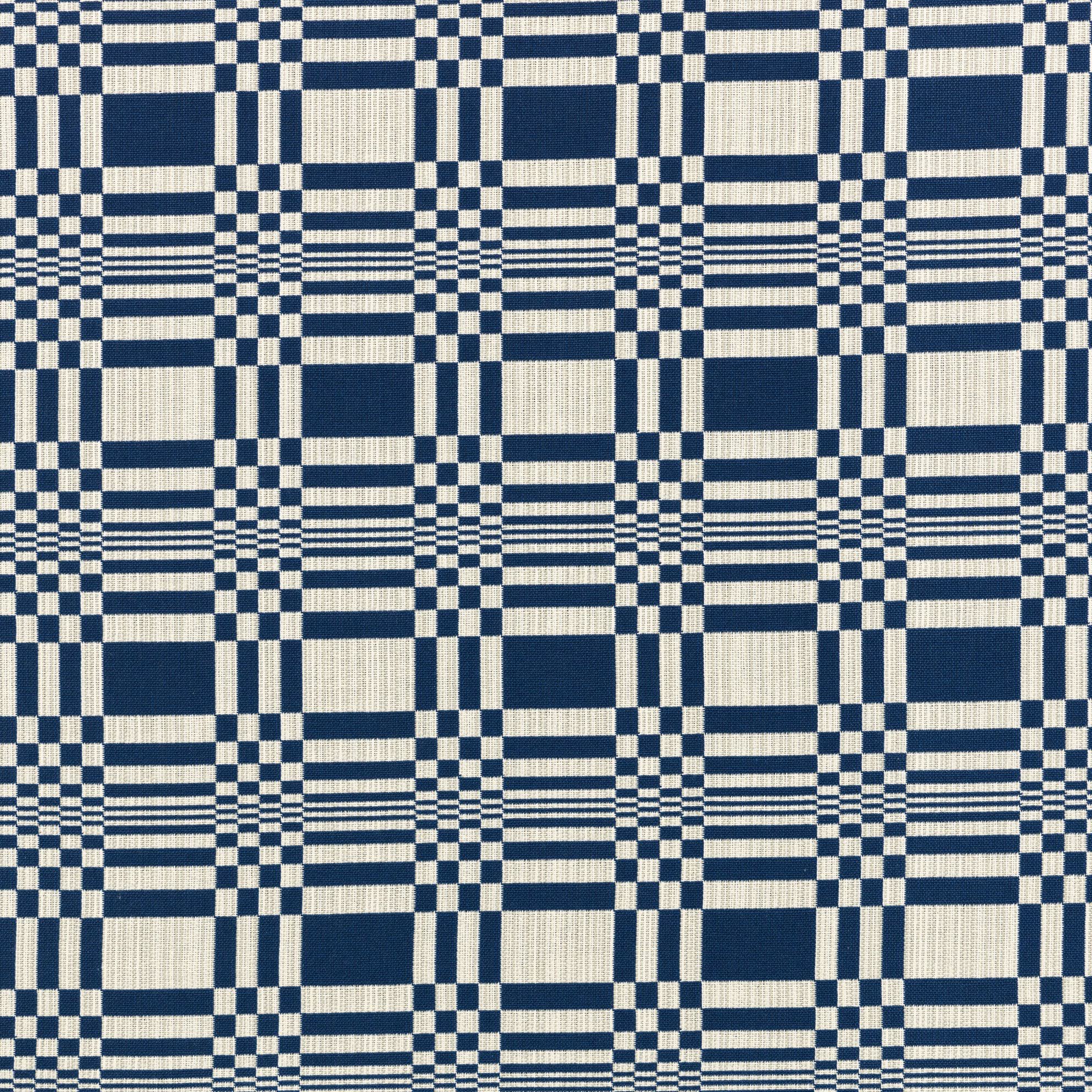 Cotton Fabric Doris - Blue | Nicholas Engert Interiors