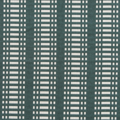 Nereus Cotton Fabric - Dark Green | Nicholas Engert Interiors