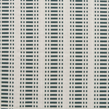 Nereus Cotton Fabric - Dark Green - Reverse | Nicholas Engert Interiors