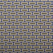 Geometric Print Fabric - Lozenge P05.1/218-LC Grecian Blue/Spinach - Lynton-Cool Coconut