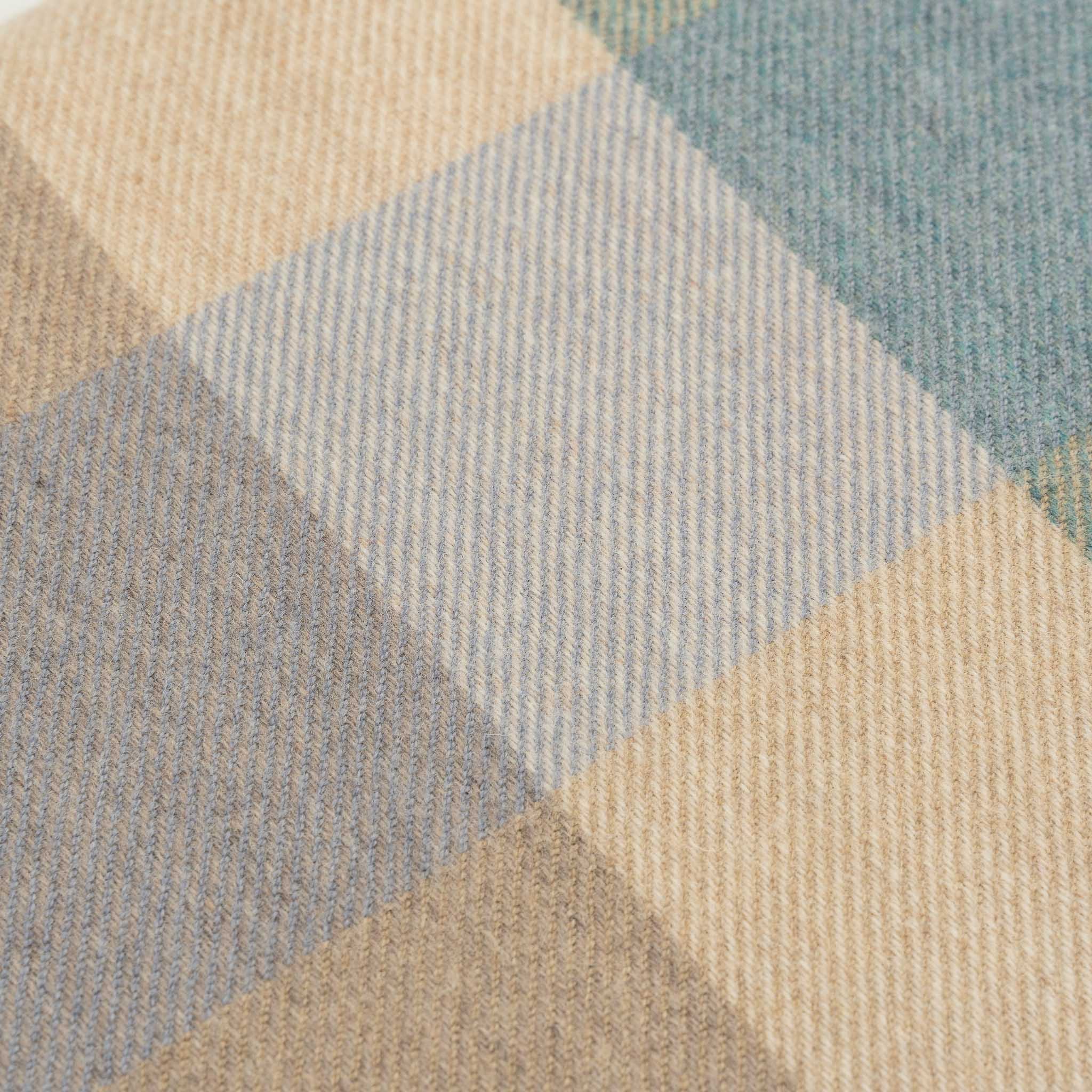 Merino Wool Throw-Dusky Pastel Check - Detail 1 | Nicholas Engert Interiors