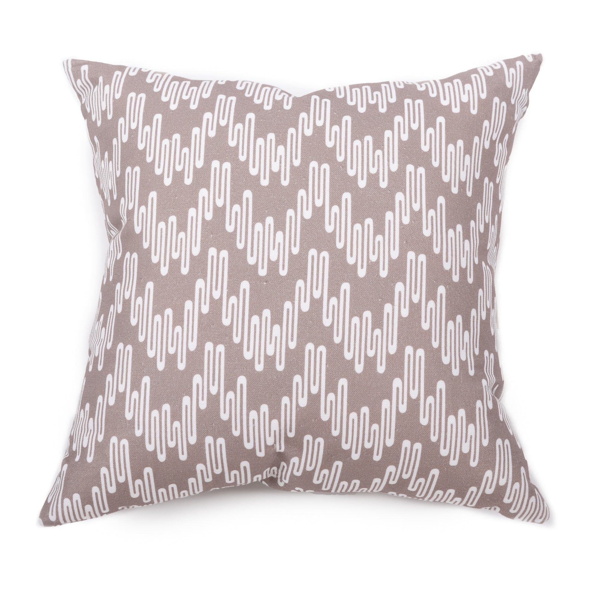 Cotton Cushion - Wavelength-Vervain/White | Nicholas Engert Interiors 