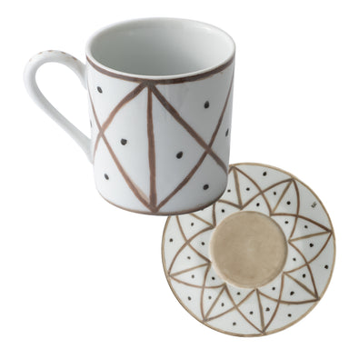 Renaissance Coffee Cup & Saucer - Colour Ficelle | Nicholas Engert Interiors