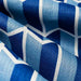 Printed Geometric Fabric - Ryka - Bluebell | Nicholas Engert Interiors