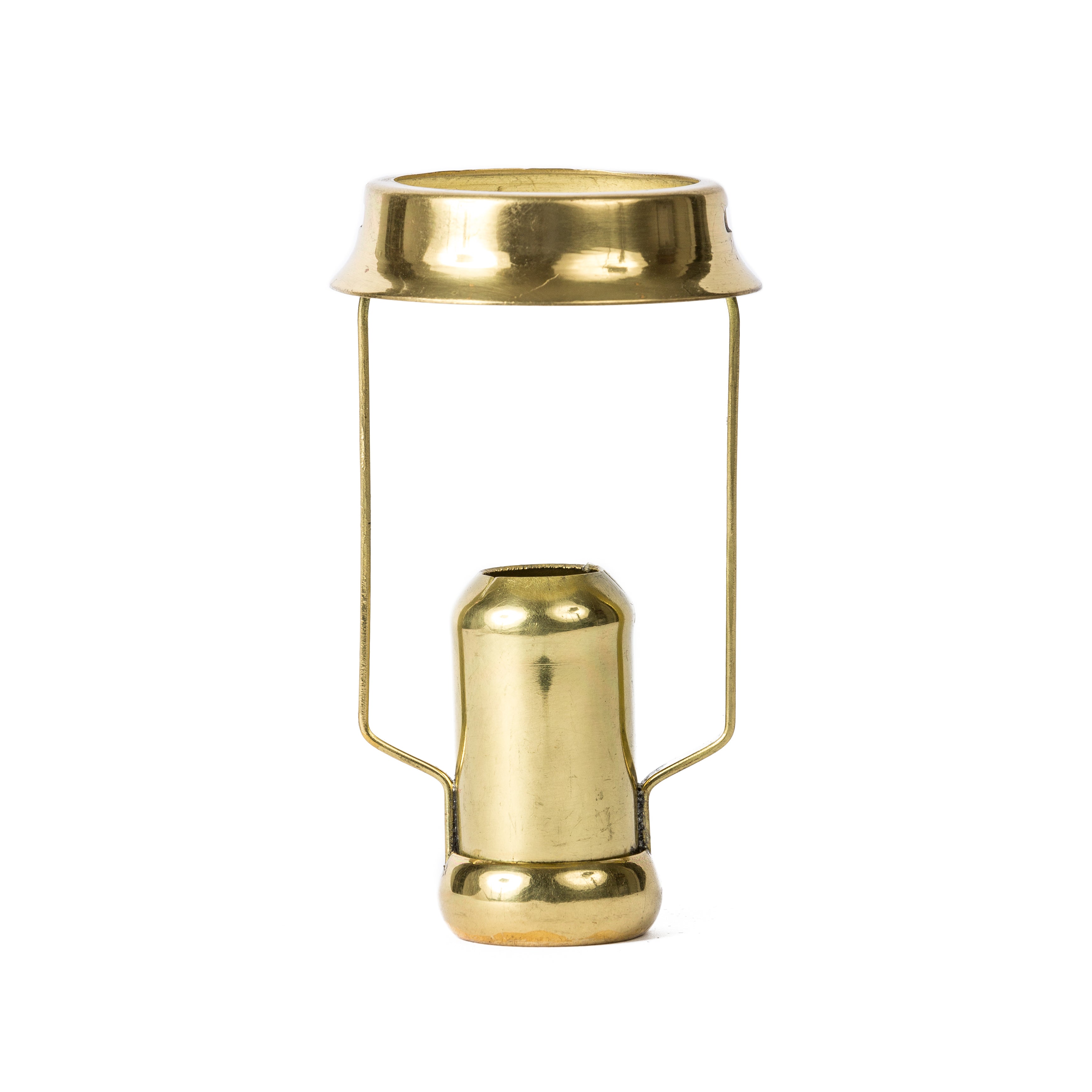 Candle Shade Carrier-Brass | Nicholas Engert Interiors