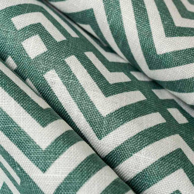 Printed Geometric Fabric - Tanvi - Laurel | Nicholas Engert Interiors