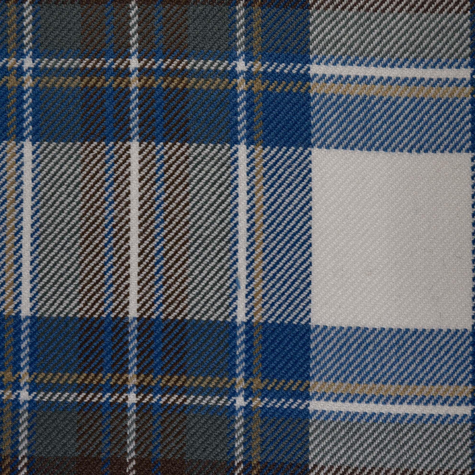 Tartan Fabric - Stewart Blue Dress-Muted