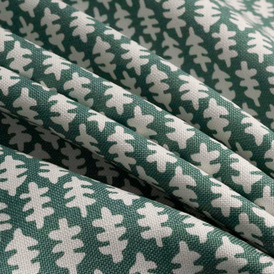 Printed Geometric Fabric - Vivi - Laurel | Nicholas Engert Interiors