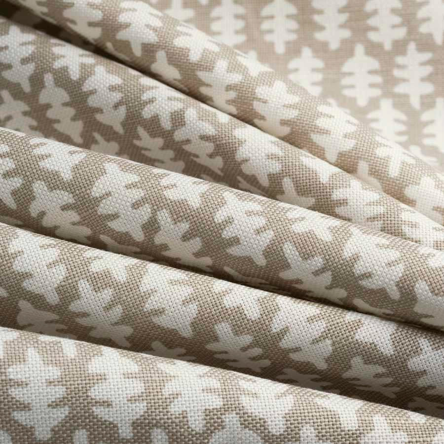 Printed Geometric Fabric - Vivi - Linen | Nicholas Engert Interiors
