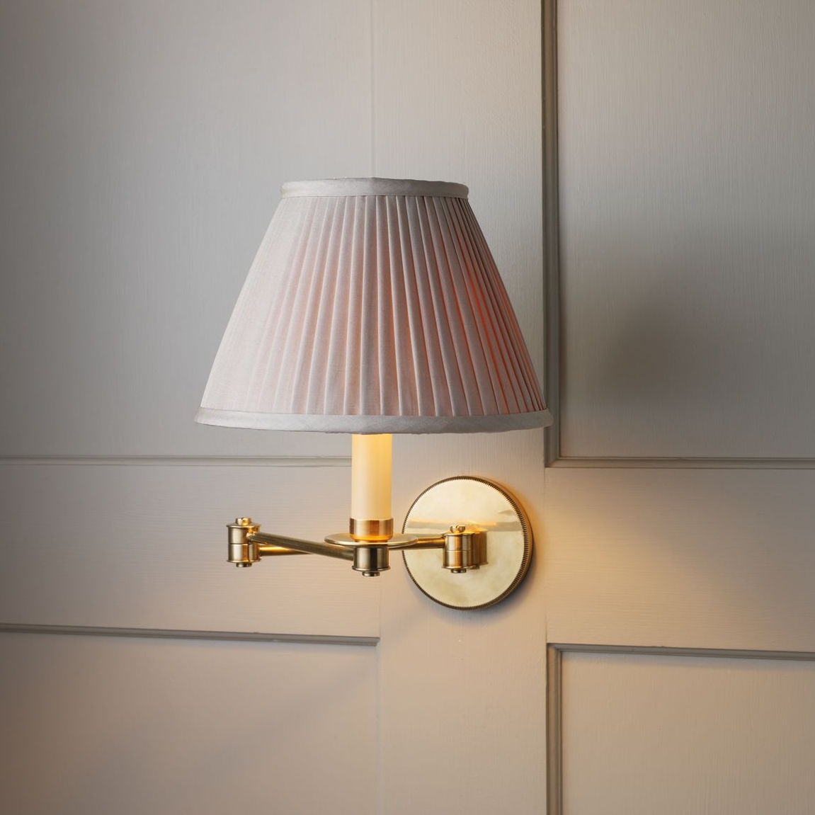 Cromer Swing Arm Wall Light - Brass - Context | Nicholas Engert Interiors