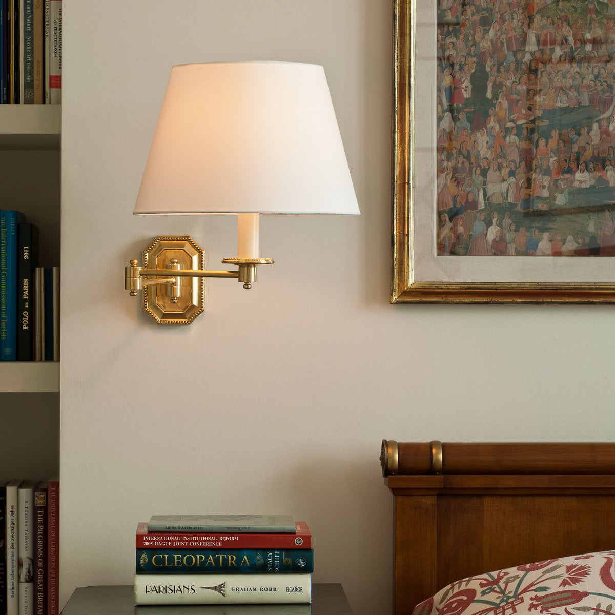 Billington Wall Light - Polished Brass - Context | Nicholas Engert Interiors