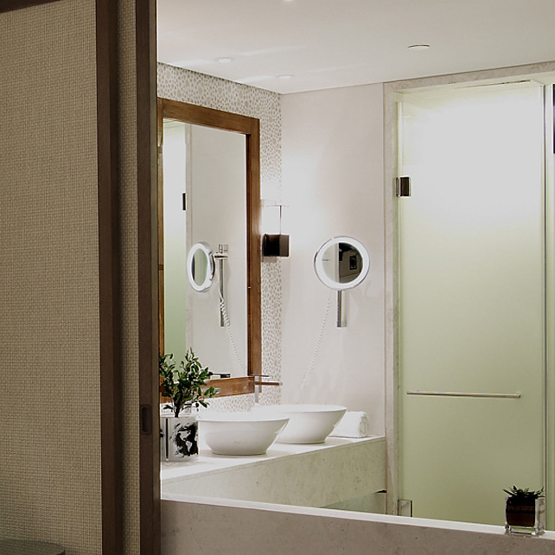 Bathroom Mirror Light-Adjustable-Chrome