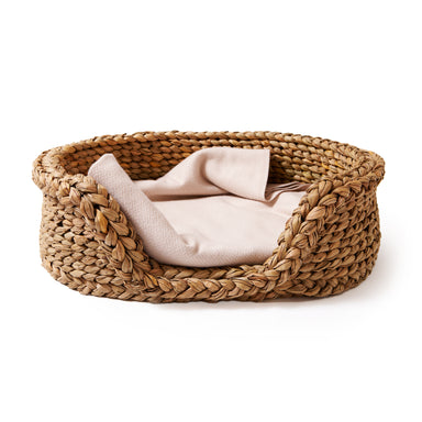 Oval Rush Dog Basket-Extra Large | Nicholas Engert Interiors