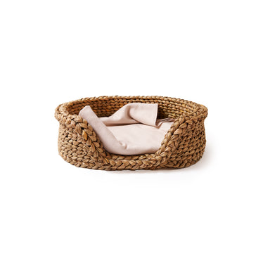 Oval Rush Dog Basket-Small | Nicholas Engert Interiors