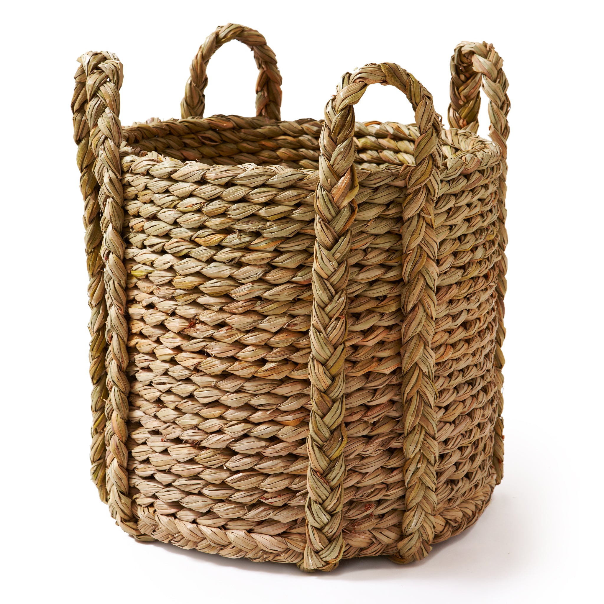 Round Rush Log Basket-Double Extra Large | Nicholas Engert Interiors