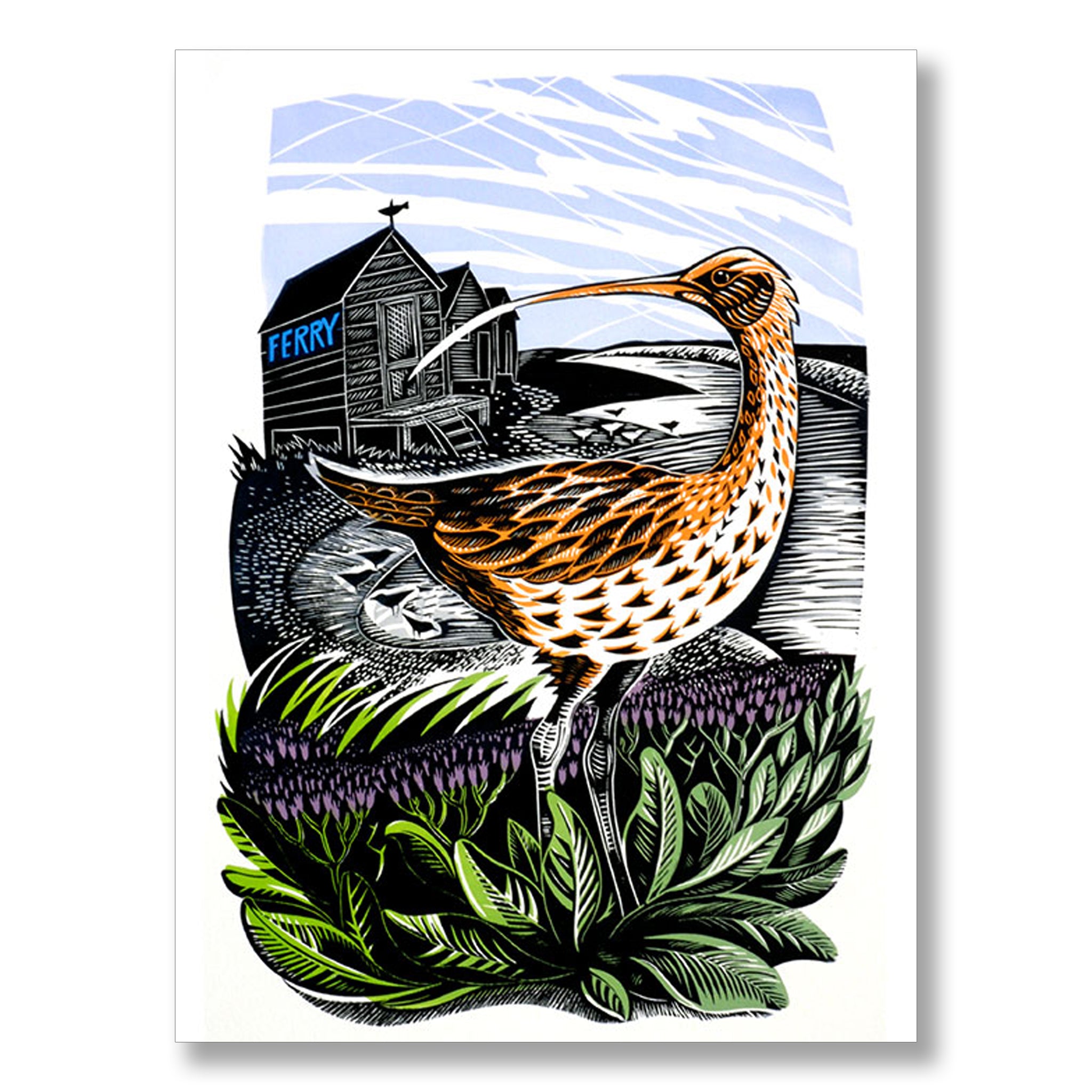 Walberswick Curlew by Jeremy James