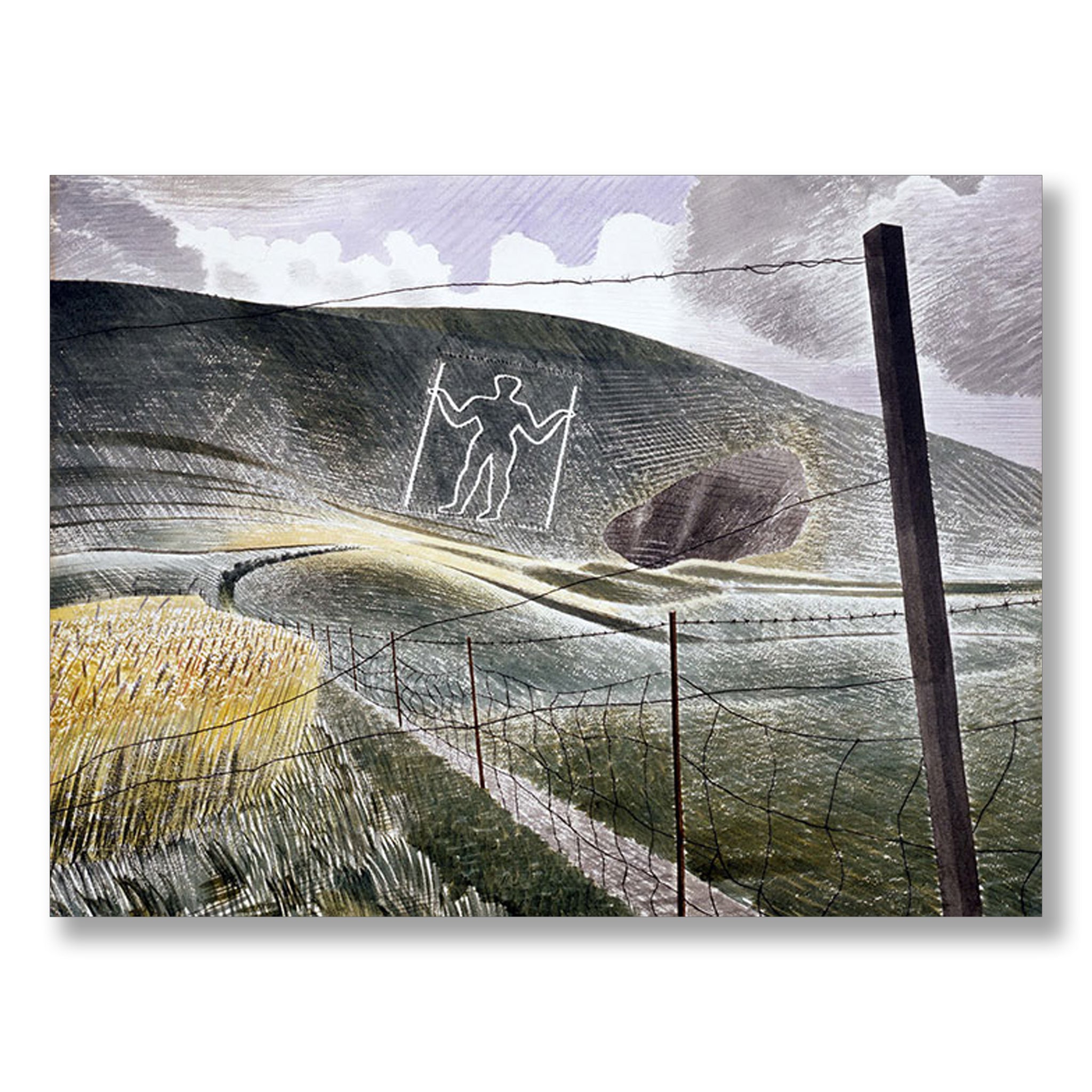 The Wilmington Giant by Eric Ravilious | Nicholas Engert Interiors