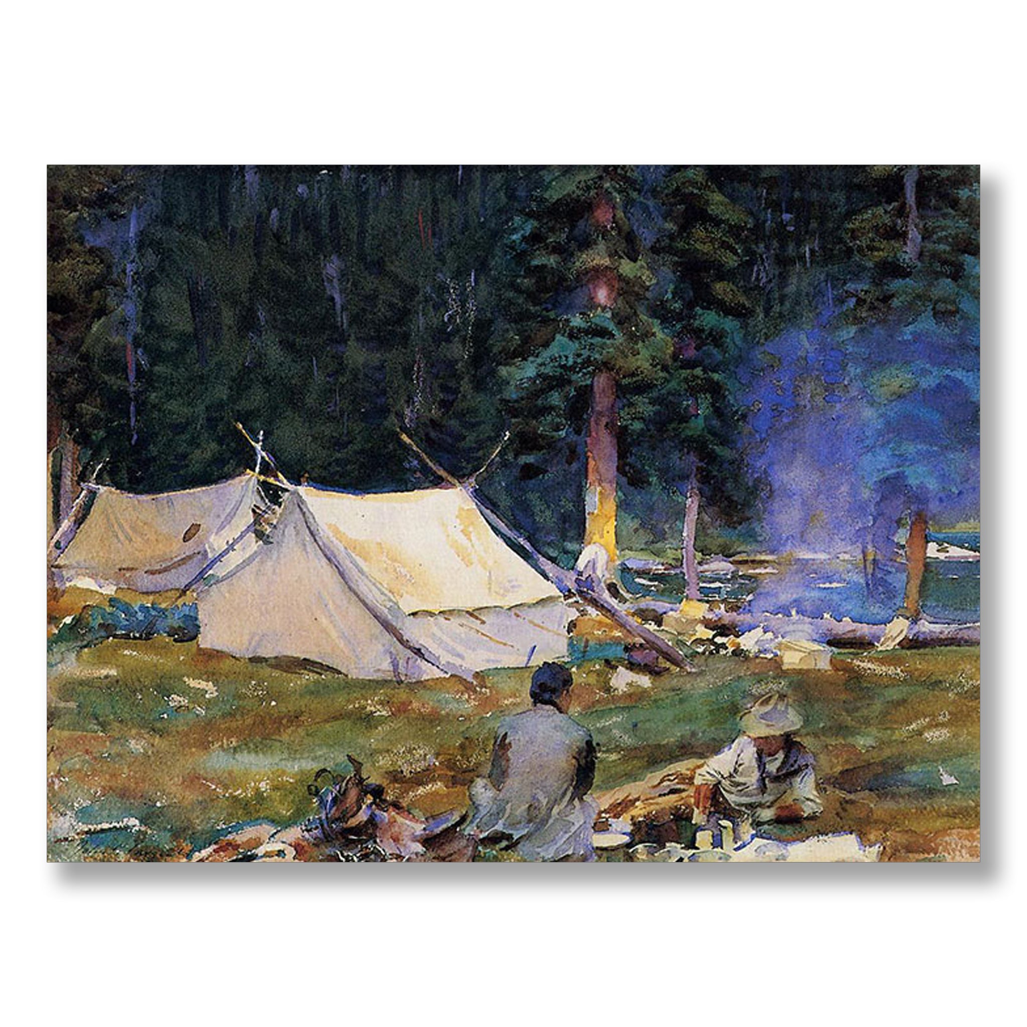 Camping at Lake O'Hara by John Singer Sargent