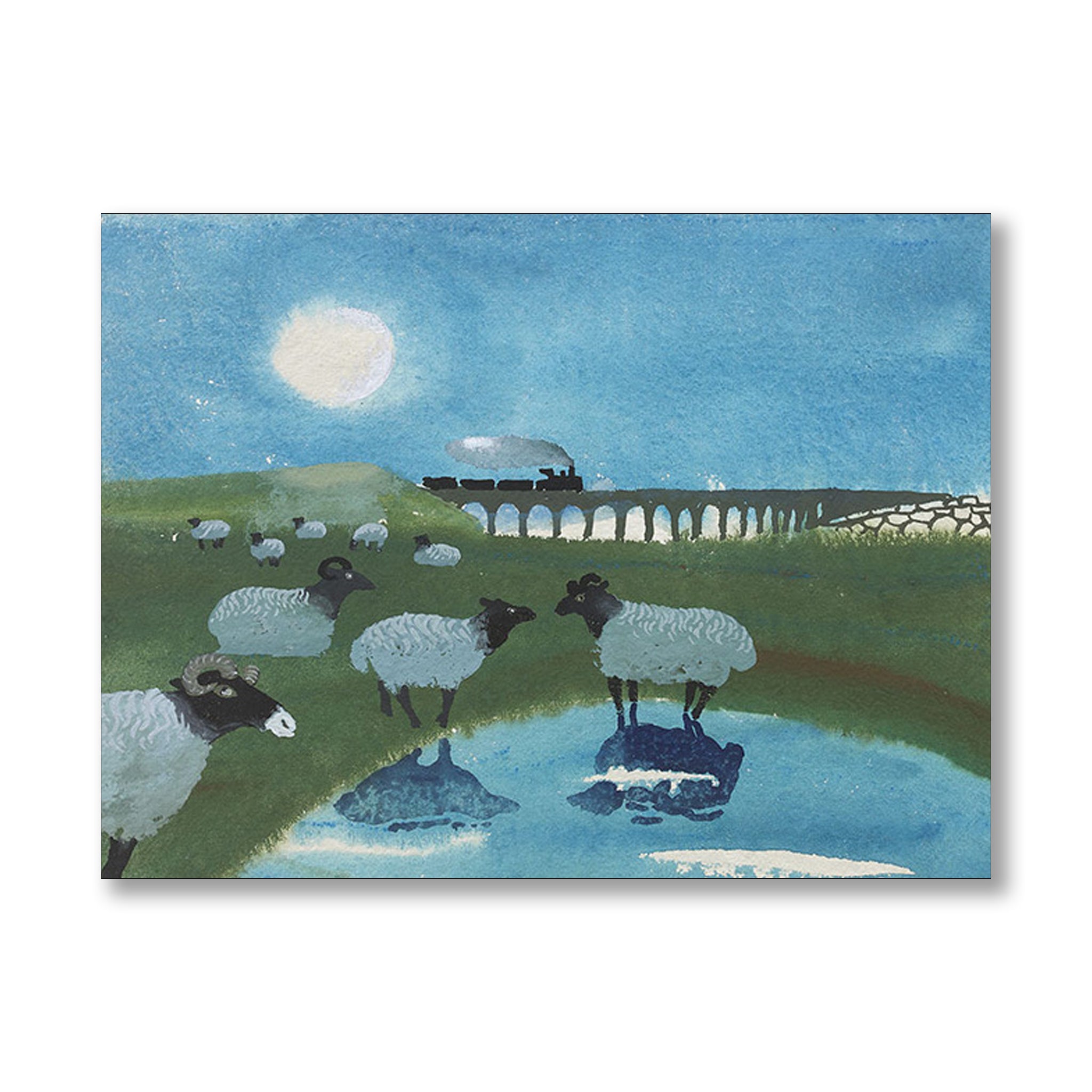 Sheep and Train, 1992 by Mary Fedden | Nicholas Engert Interiors