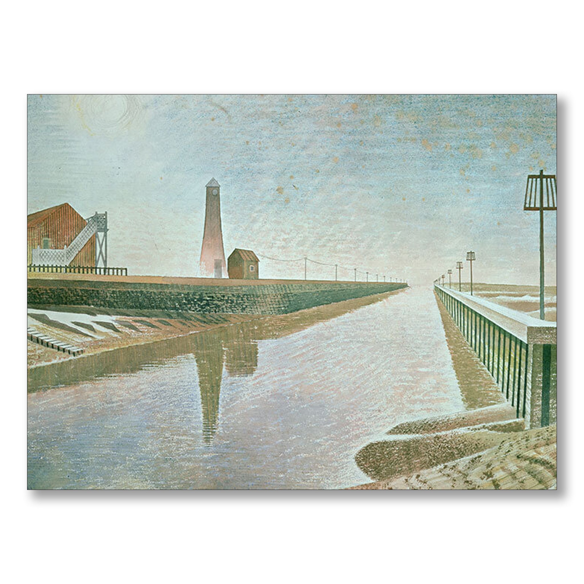 Rye Harbour by Eric Ravilious